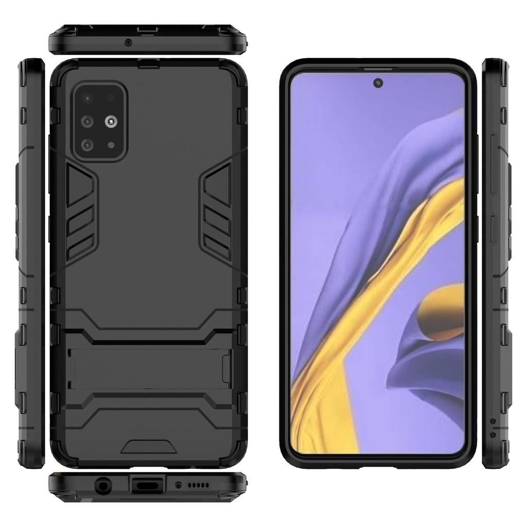 Ốp lưng cho Samsung A51 IRON MAN chống sốc bảo vệ viền và camera kèm chống xem video tiện lợi