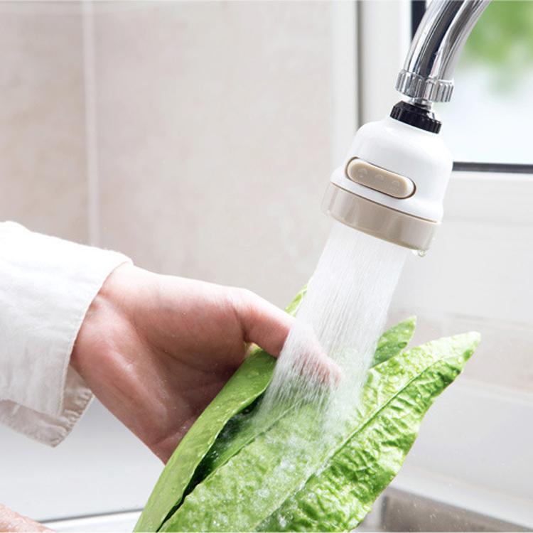 Bộ 2 Đầu Vòi Nước Xoay 360 Tạo Tia Nước Mạnh Tăng Áp Với 3 Chế Độ Phun Tiết Kiệm Nước - Hàng Loại 1