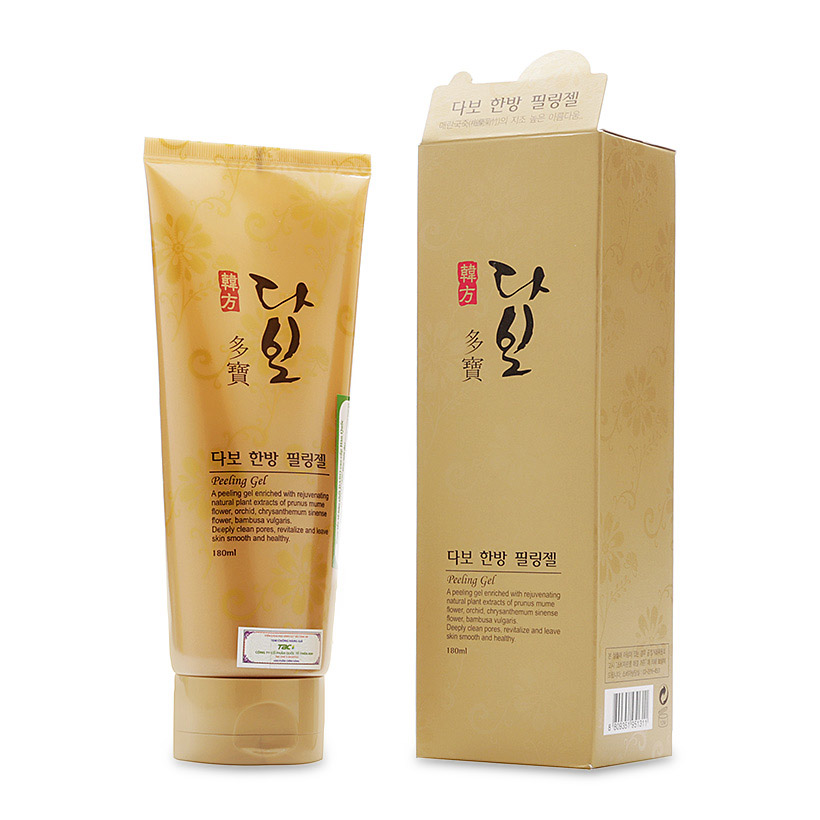Tẩy tế bào chết cao cấp cho mọi loại da Dabo Hàn Quốc Peeling Gel tinh chất thảo dược (180ml) – Hàng chính hãng.