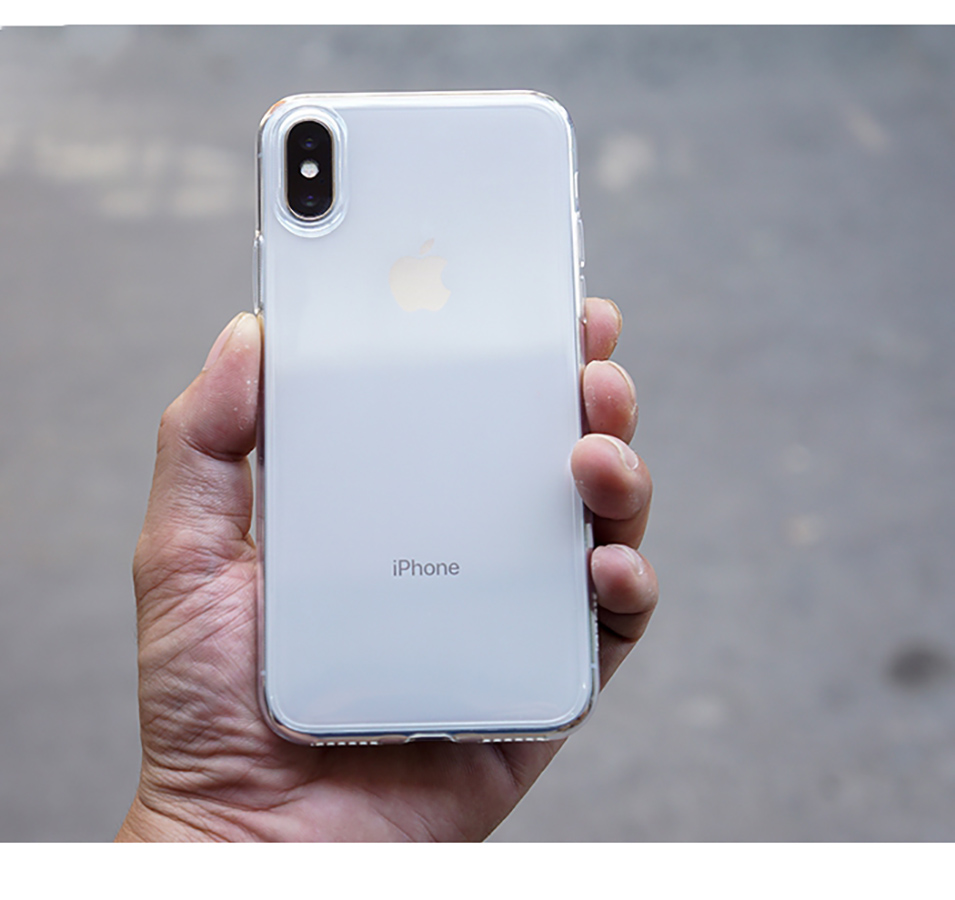Ốp lưng dẻo trong suốt cho iPhone XS Max - chống trầy xước - Hàng Chính Hãng