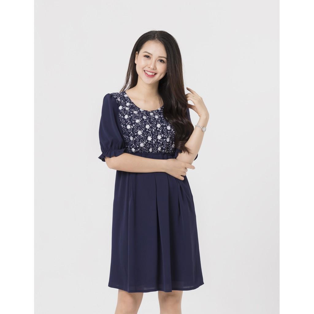 Đầm công sở kết hợp cho con bú sau sinh sau sinh M4021 , CAM KẾT 7 NGÀY ĐỔI TRẢ