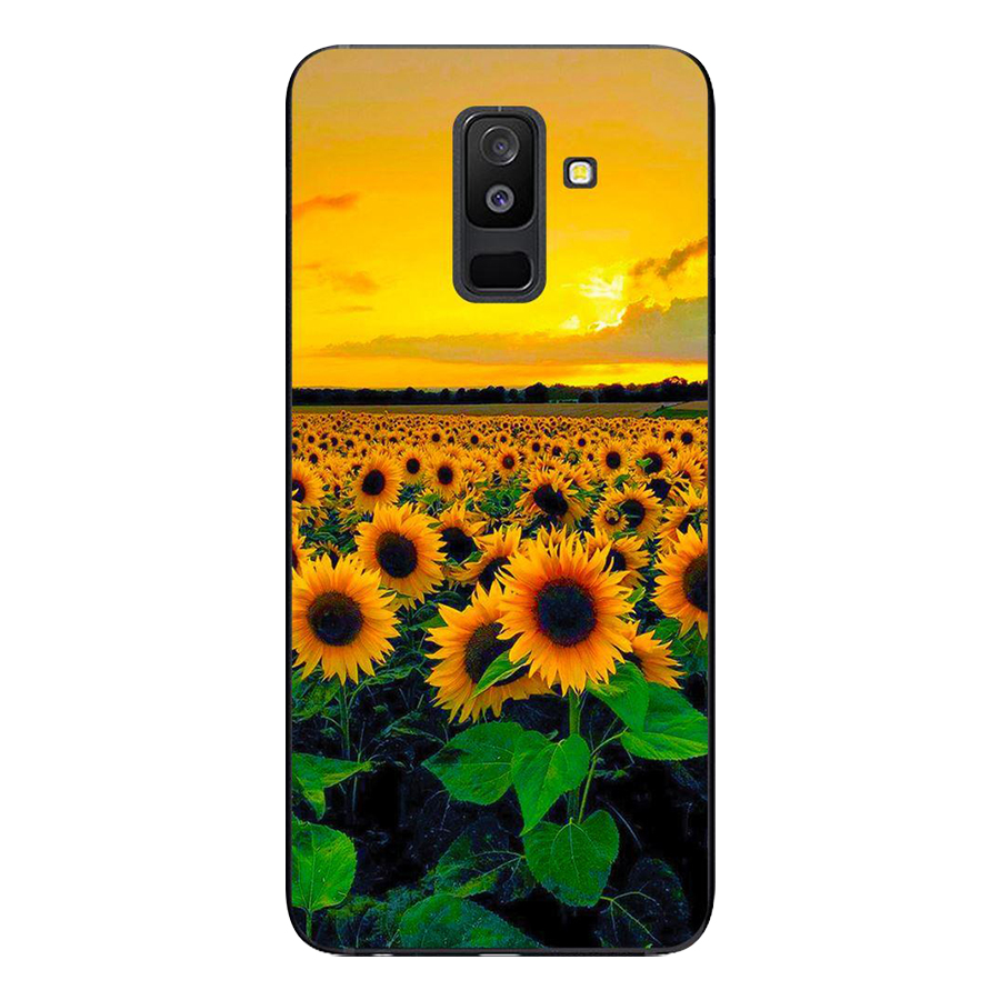 Ốp Lưng Dành Cho Samsung Galaxy A6 Plus - Mẫu Hoa Hướng Dương