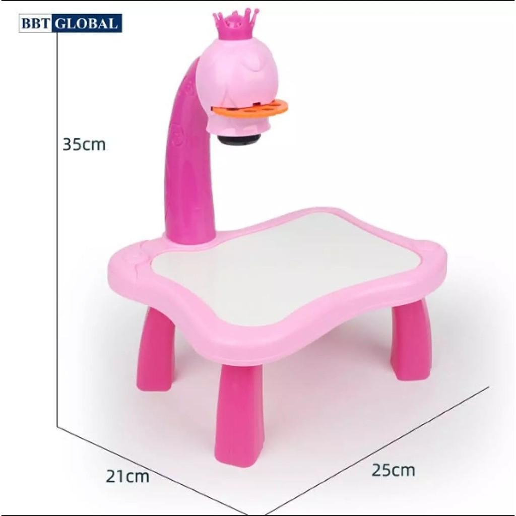 Bộ bàn vẽ thông minh có đèn chiếu và nhạc giúp bé phát triển trí não