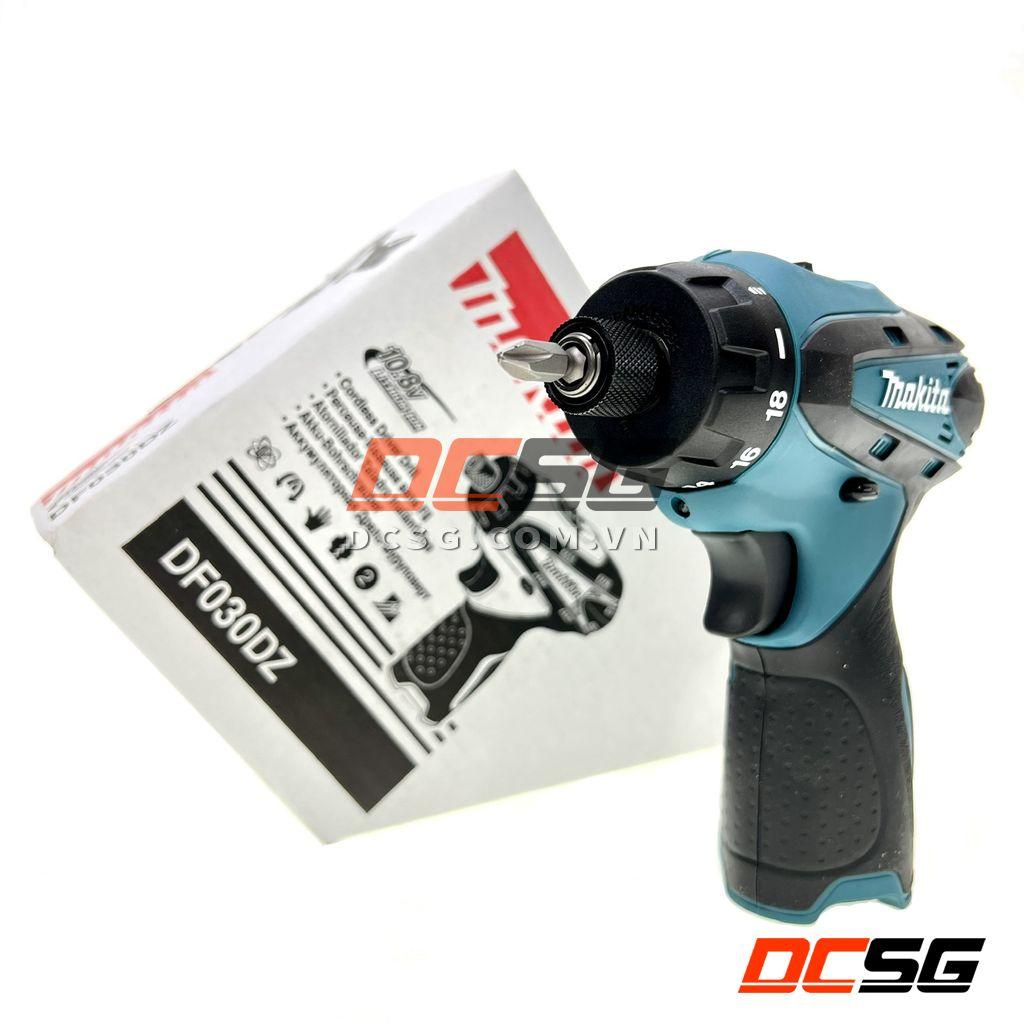 Máy khoan, vặn vít dùng pin 10.8V Makita DF030DZ