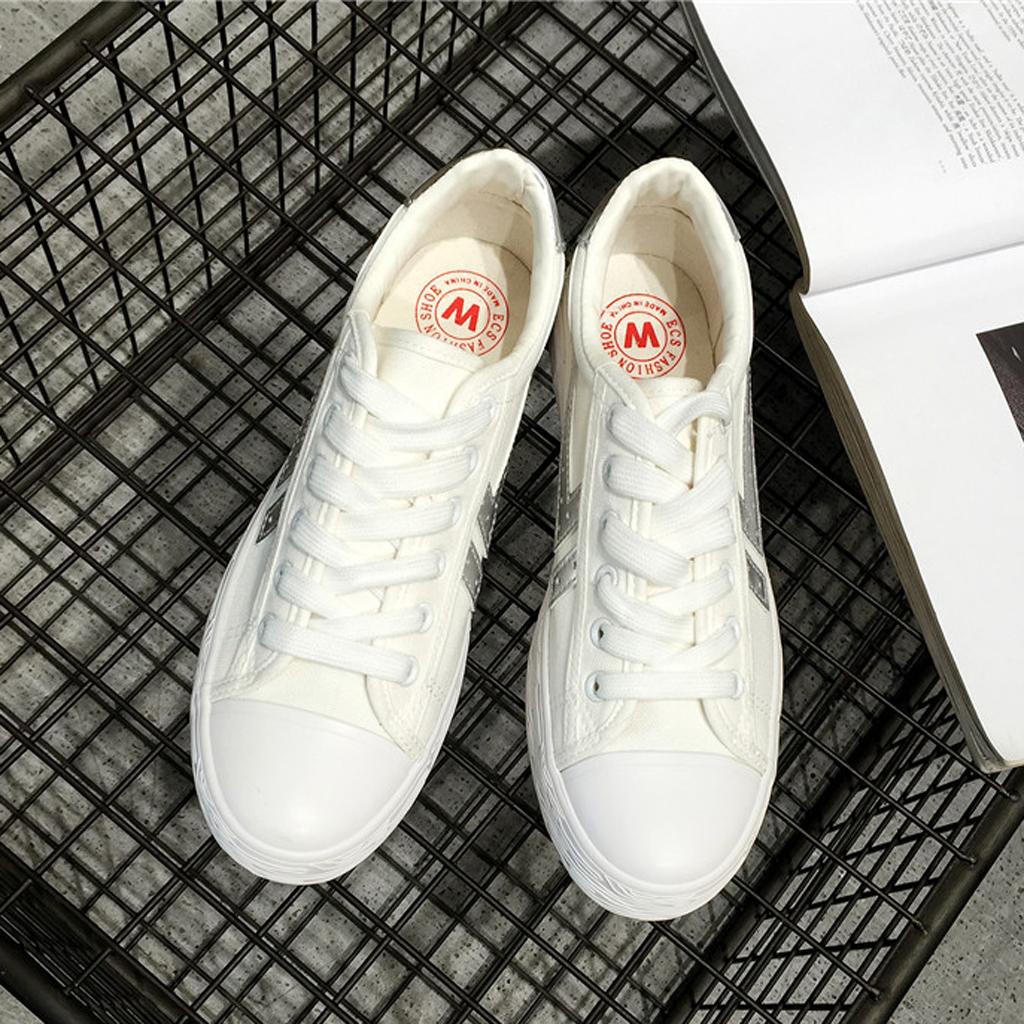 Classic Canvas Shoes for Men,Comfort Lace-up Casual Sneakers Low Cut Shoes