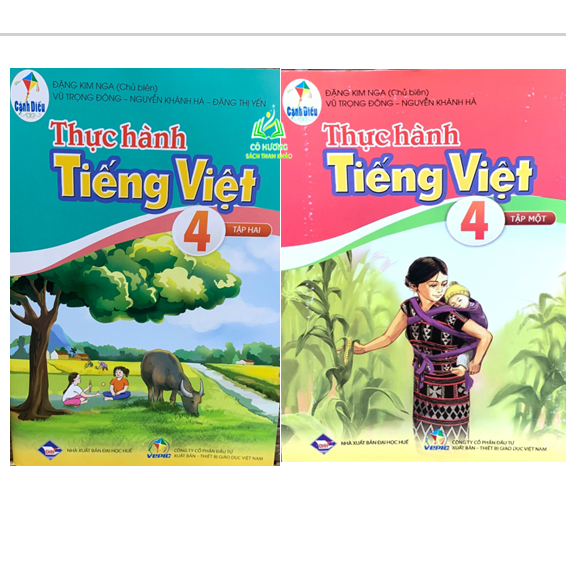 Sách - Combo Thực hành tiếng việt 4 - tập 1 + 2 ( cánh diều ) (BT)