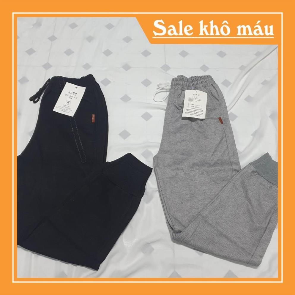 Quần Baggy Dạ Hàn , quần dài bo gấu M1