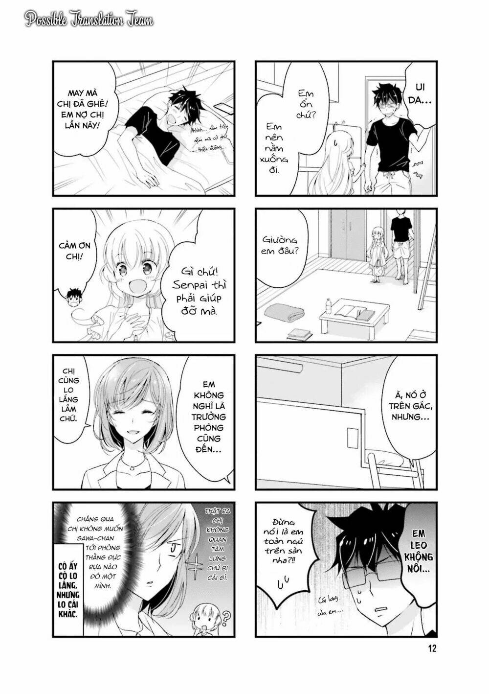 senpai nhỏ nhắn của tôi rất dễ thương chapter 17 4