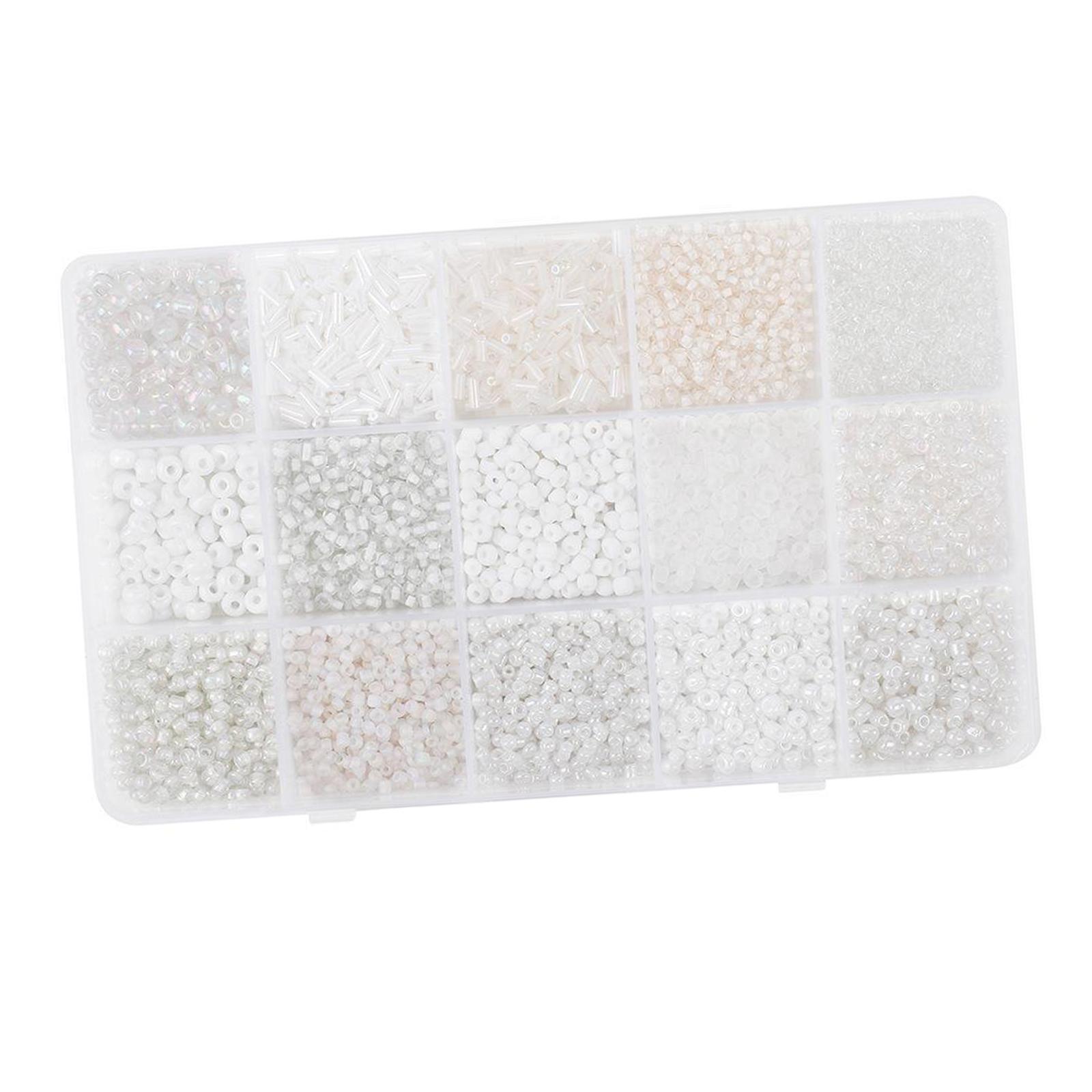 Glass Beads , Small Beads Crafting Supplies, DIY Handmade Colorful Craft Beads, Loose Spacer Beads for Jewelry Making Pendants Earring