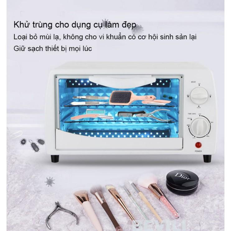 Tủ tiệt trùng diệt khuẩn khử độc tố 2 tầng mini cho gia đình UV sterilizer