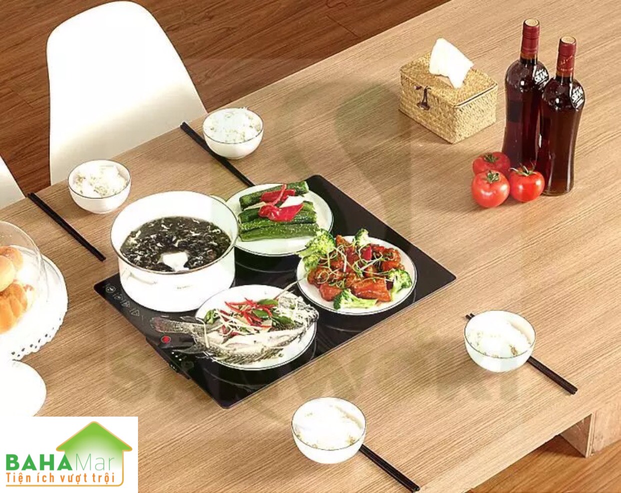 MÂM ĐIỆN THÔNG MINH CÁCH NHIỆT LÀM NÓNG GIỮ ẤM THỨC ĂN hoàn hảo chất lượng ngon lành đến cuối