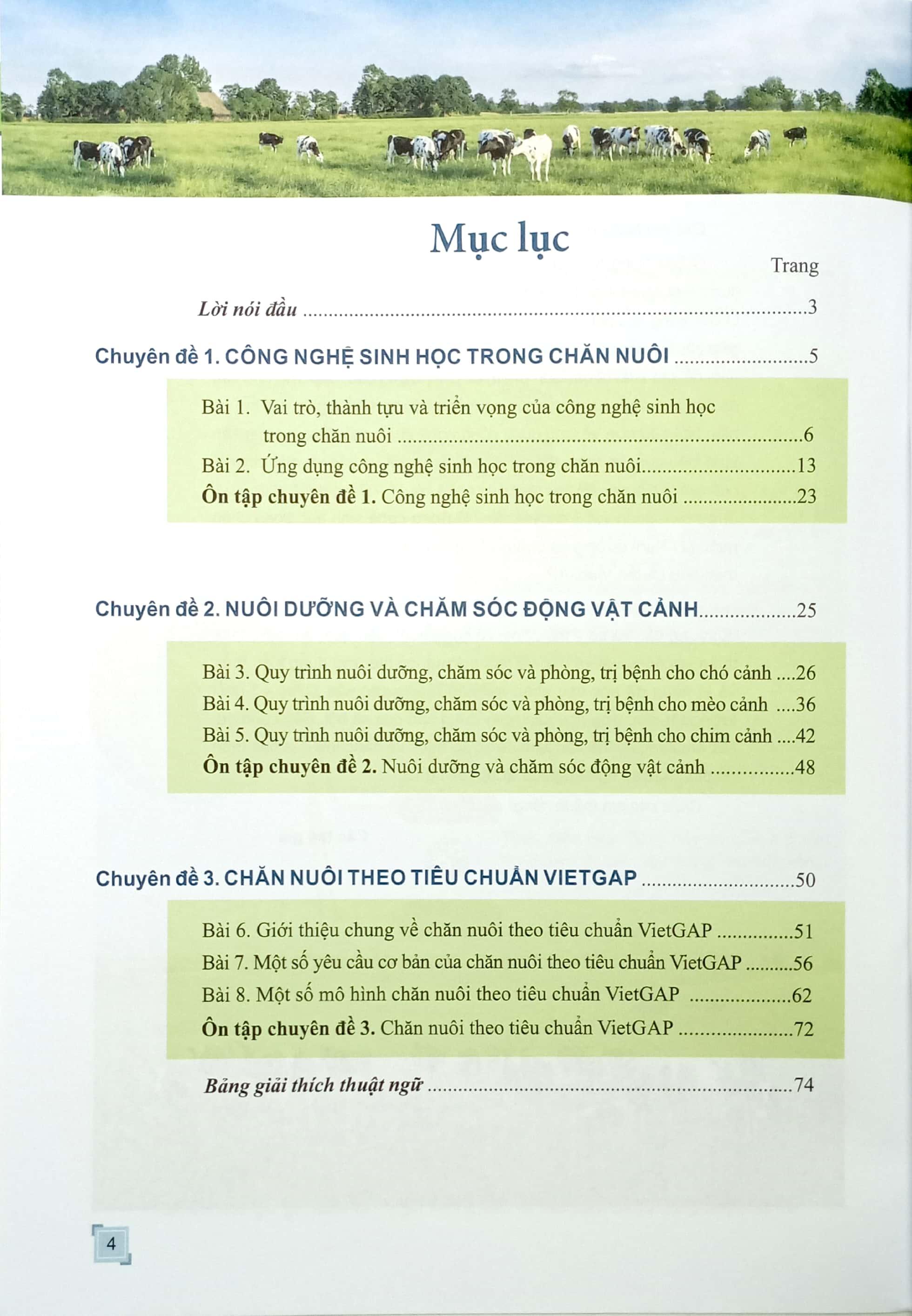 Chuyên Đề Học Tập Công Nghệ 11 - Công Nghệ Chăn Nuôi