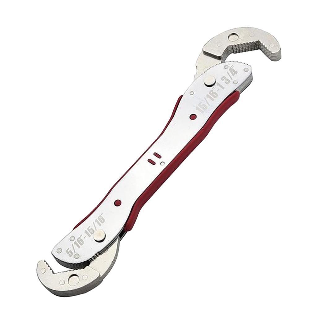 2 Pieces Magic Wrench Adjustable Multi Purpose Functional Universal Spanner