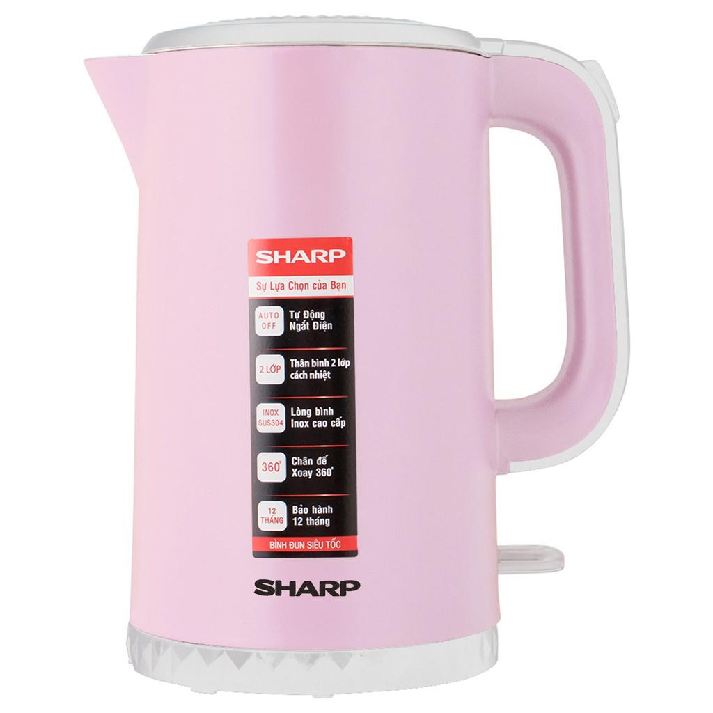 Bình đun siêu tốc Sharp EKJ-17EVPS dung tích 1.7 lít - Hàng chính hãng