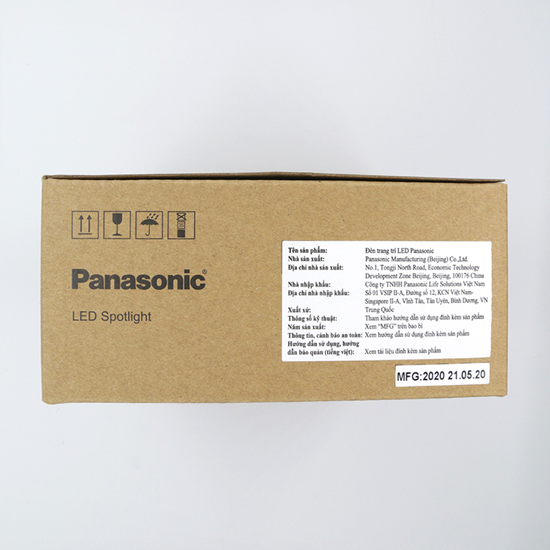 Đèn chiếu điểm Panasonic 7W màu đen/trắng - Hàng chính hãng - Trắng