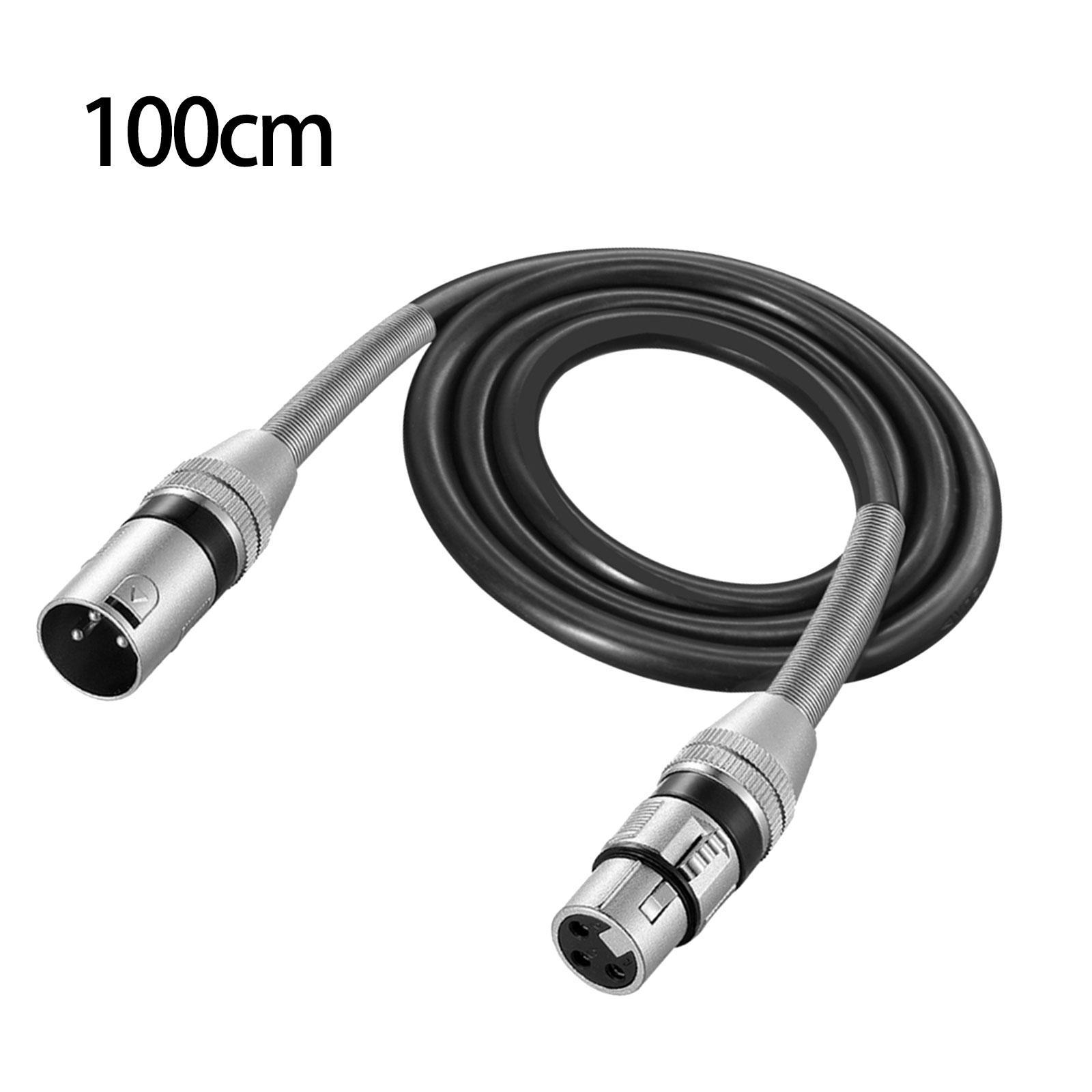 XLR Male to Female 3Pin Audio Cable Splitter Cable Audio Connector Mic Cable Male to Female  Audio Adaptor XLR Microphone Cable Premium