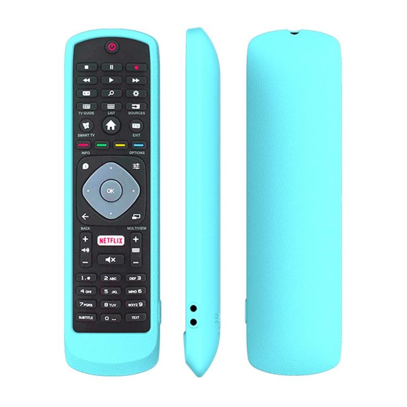 Điều Khiển từ xa cho Ốp Lưng Silicone Chống Sốc Bảo Vệ Có Thể Giặt Da cho Philip dành cho Smart TV Netflix Bộ Điều Khiển TV