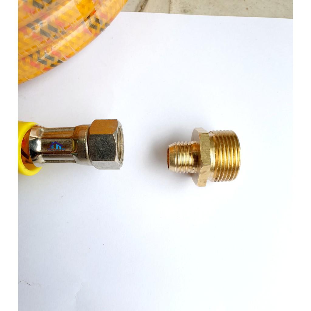 Kép đồng chuyển ren 22 sang 13 dây máy rửa xe