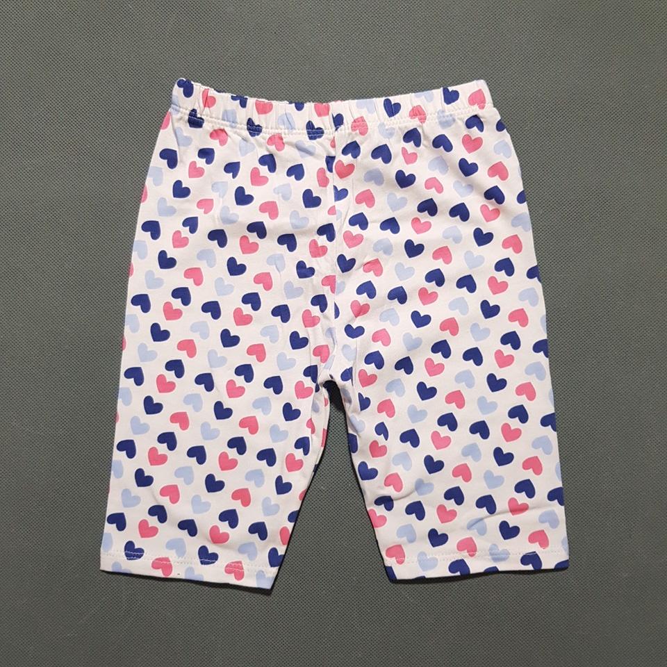 Quần legging cotton mềm form lửng bé gái in họa tiết dễ thương nhỏ và đại 10-40kg