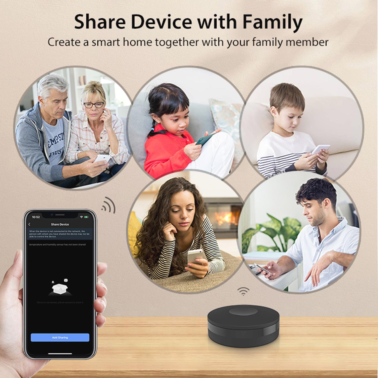 Tuya Universal Smart 2.4G WiFi IR Remote Control For Alexa Google Home Voice Control Infrared Smart Home Automation