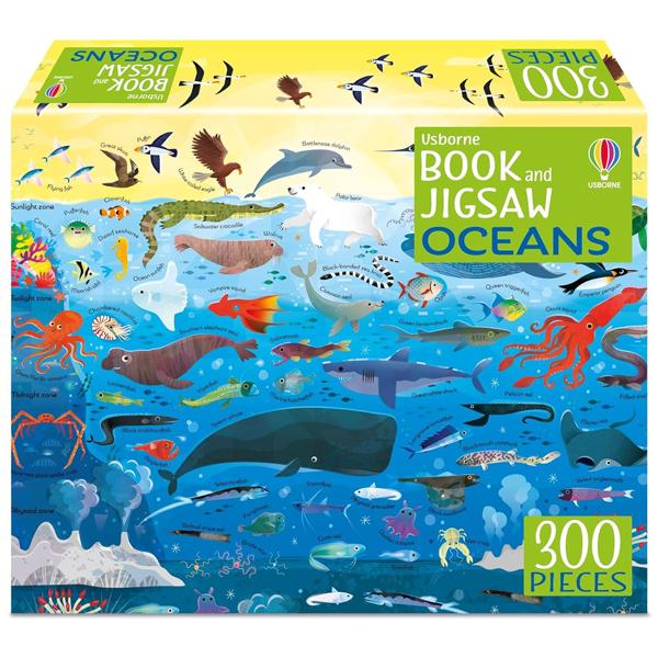Sách ngoại văn: Usborne Book And Jigsaw Oceans