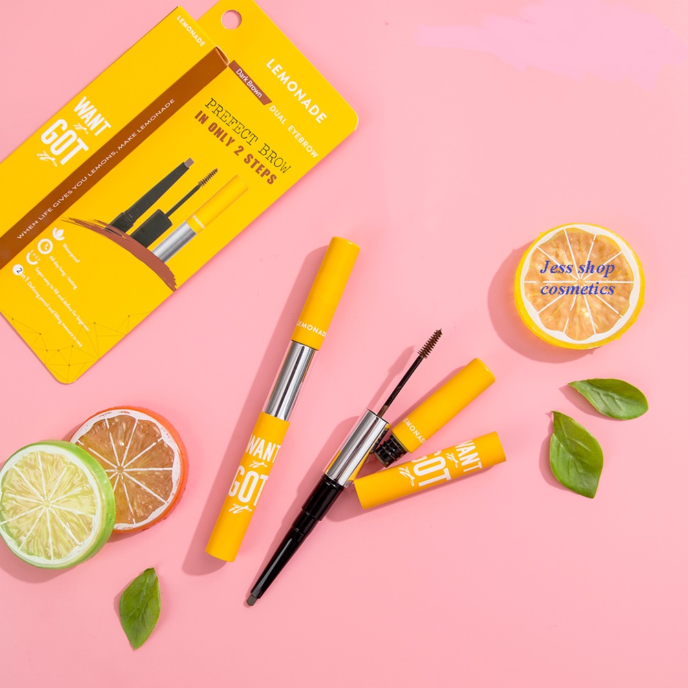 Chì Kẻ Mày 2 Đầu Lemonade Want It Got It Dual Eyebrow 4g