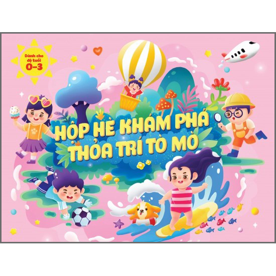 Hộp quà cho trẻ từ  0-3 tuổi: Hộp hè khám phá - Thỏa trí tò mò