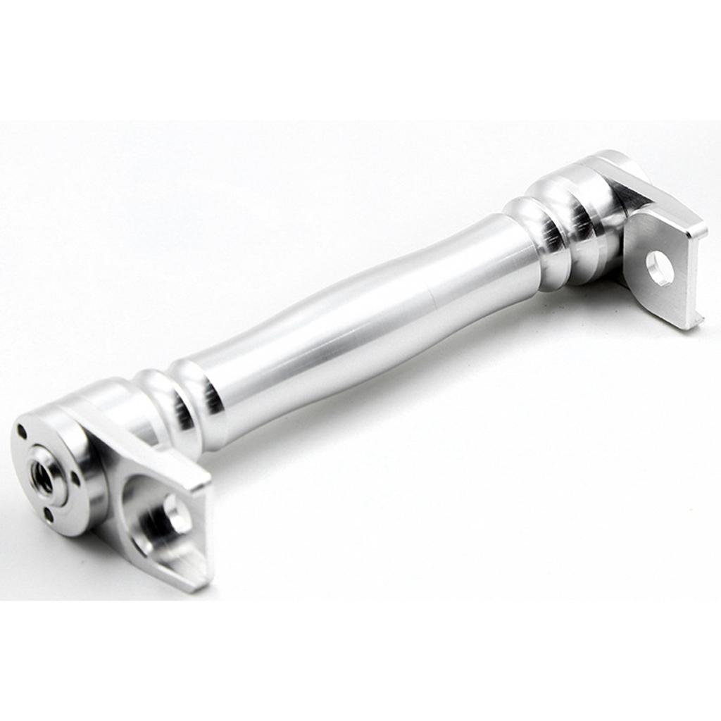 2x Aluminum Alloy Easy Wheel Extension Bars For Brompton Folding Bike Silver
