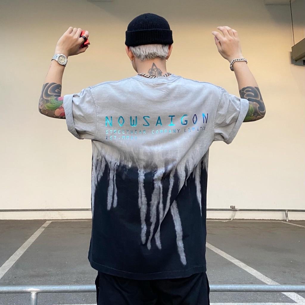 Áo Thun NEEDS OF WISDOM Hologram Acid Wash Tee