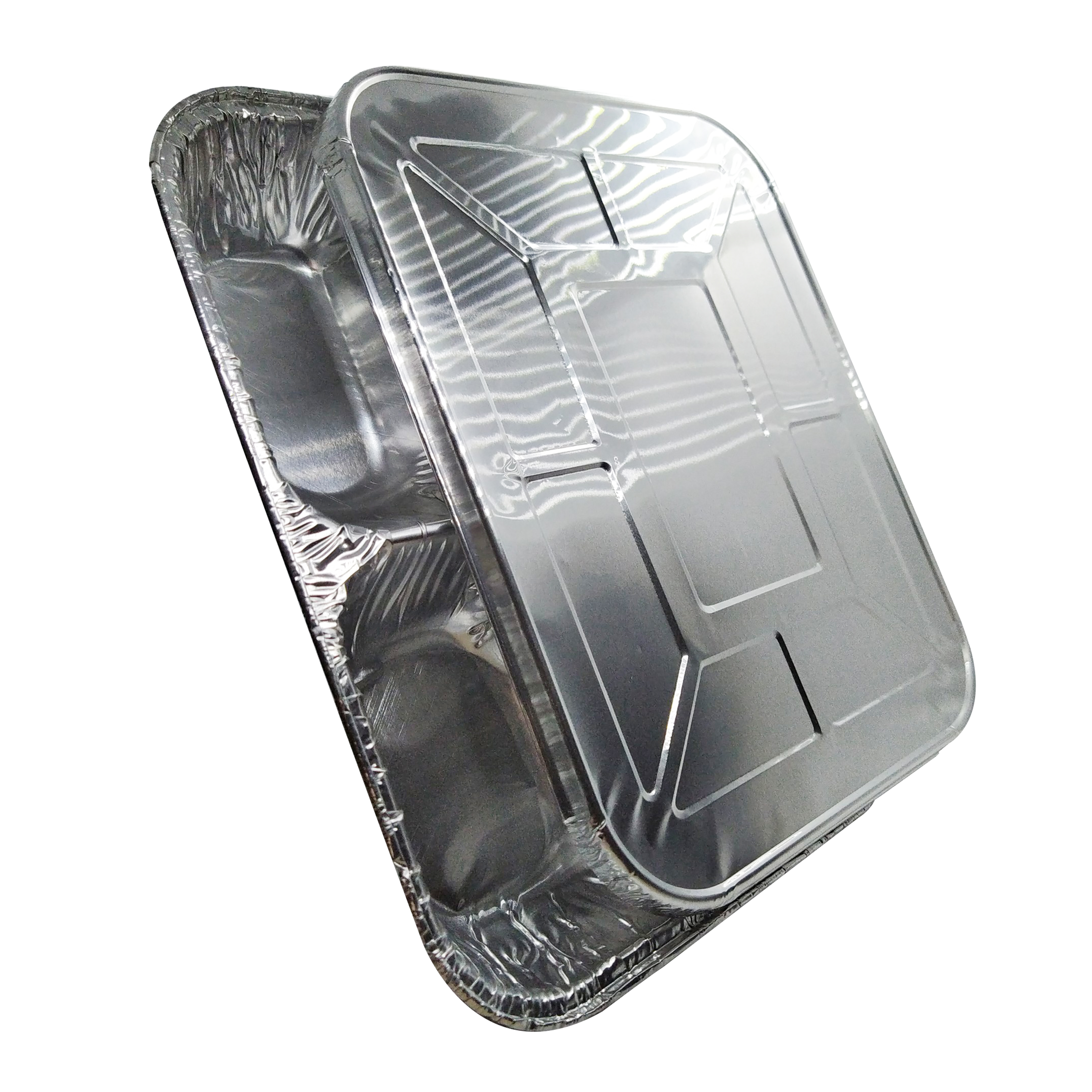 Set 10 khay nhôm sử dụng 1 lần 4 ngăn 750 ml , kích thước 23 x 18 x 3.9 cm