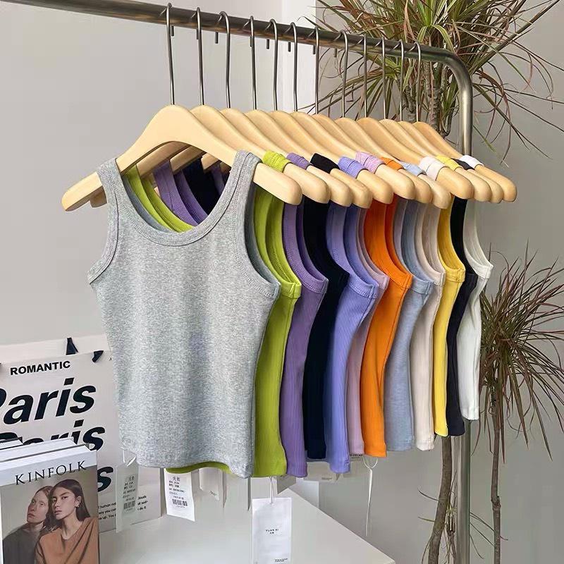 Áo ba lỗ nữ THE MEI 1992 cao cấp - Áo ba lỗ dáng ôm sát nách màu trơn basic chất liệu cotton mềm mịn thoáng mát 2022