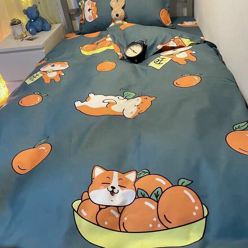 Bộ cotton poly Cáo vàng