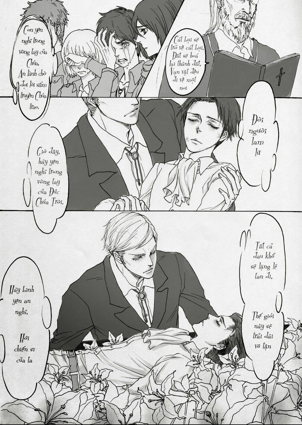 tấn công người khổng lồ - doujinshi eruri chapter 1 4