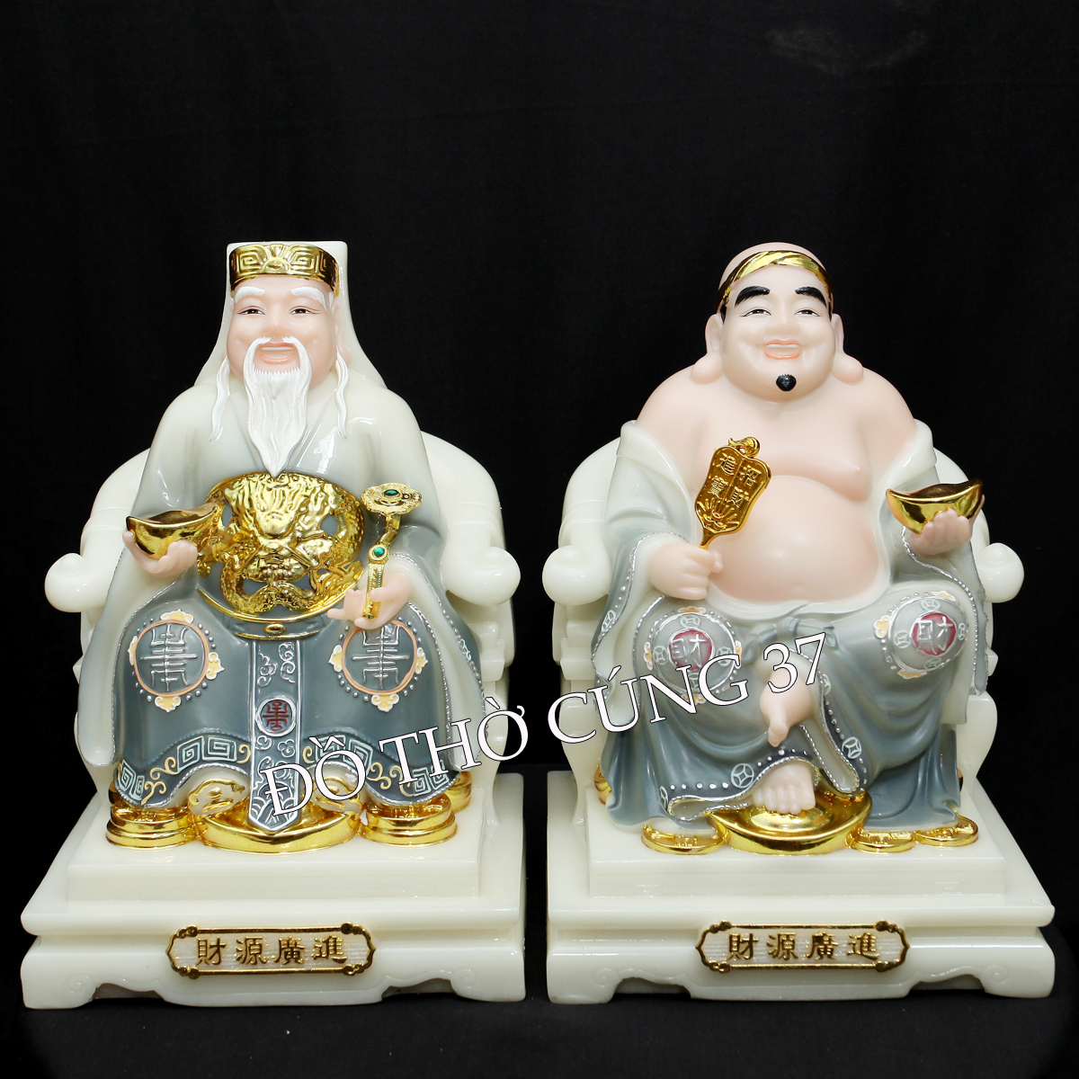 TƯỢNG THẦN TÀI THỔ ĐỊA MÀU ĐỎ