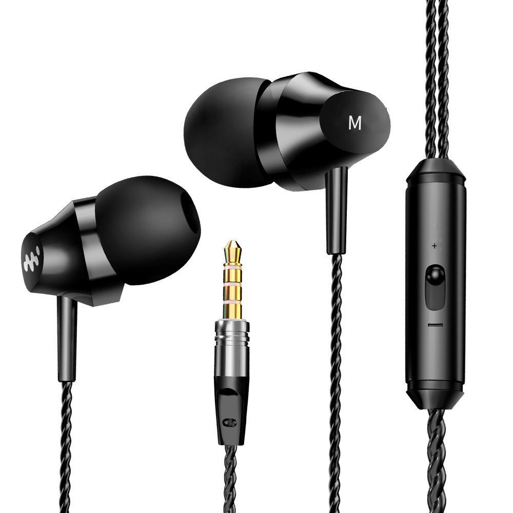 Phong cách mới nhất của máy tính, điện thoại di động, điều khiển dây đa năng, nút tai thể thao trong tai, loa siêu trầm âm thanh nổi với tai nghe lúa mì