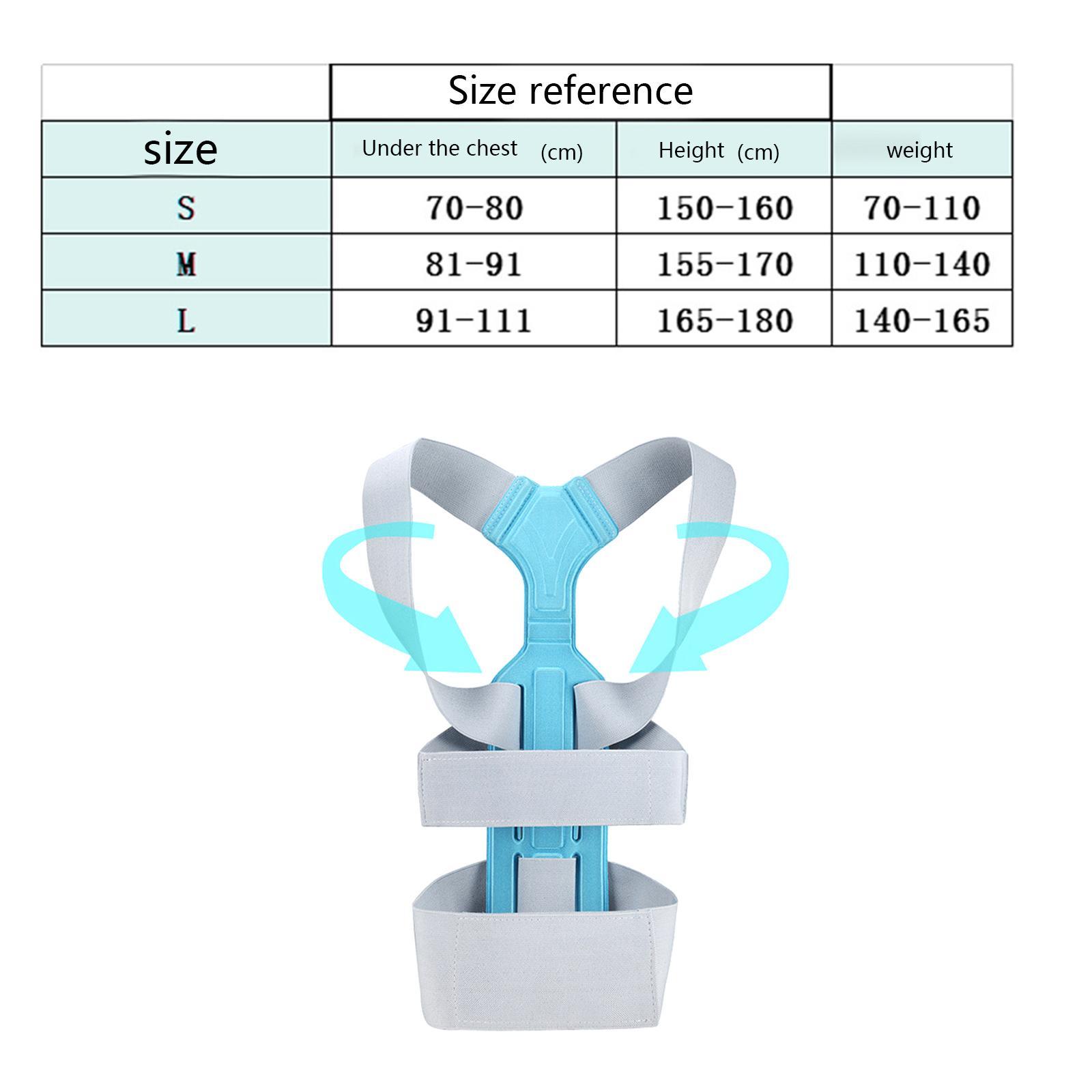 Adjustable Posture Corrector Upper Back Belt Breathable Home