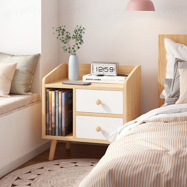 Tab Để Đầu Giường Hiện Đại 3 Ngăn FIVO Mã FT40 Phong Cách Châu Âu Sang Trọng, Phù Hợp Cho Mọi Kiểu Nhà, Sản Phẩm Nội Thất Lắp Ráp Thông Minh