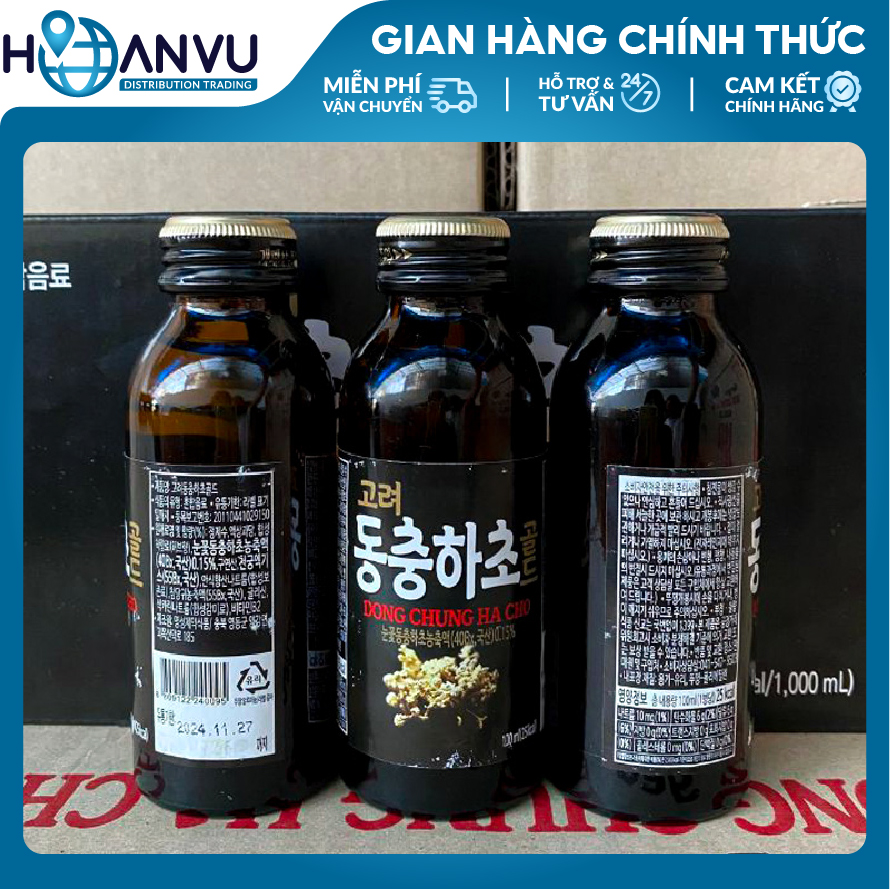 Nước Đông Trùng Hạ Thảo Korean Dong Chung Ha Cho Gold (100ml)