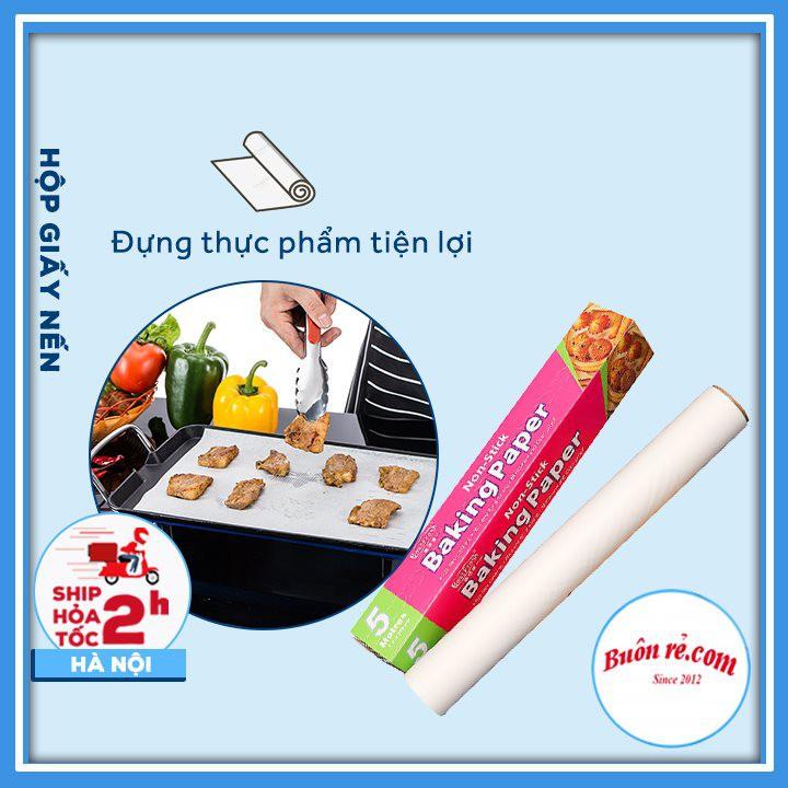 Giấy nến nướng bánh BAKING PAPER 10 mét chống dính chịu nhiệt cao - Cuộn giấy nến không thấm dầu - 01481