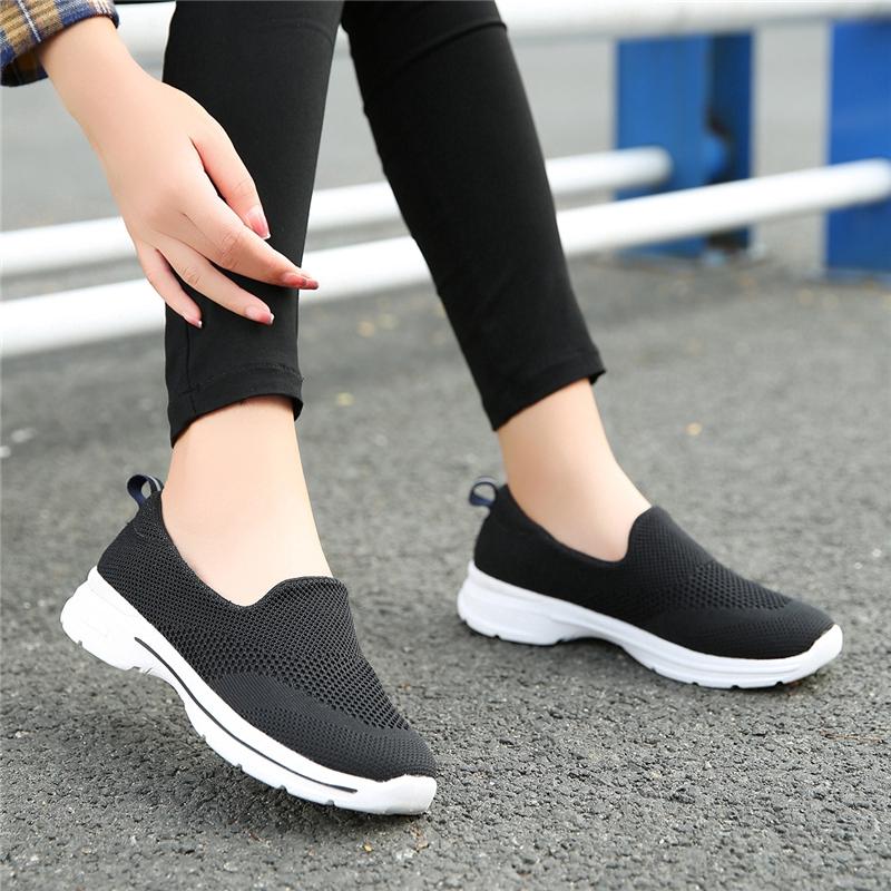 Giày Sneaker Thể Thao Đế Mềm Cho Nữ