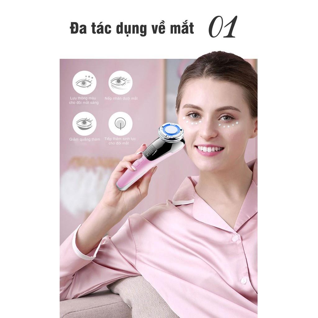 Máy Massage Mặt Ion Nóng Lạnh Cao Cấp - Hỗ Trợ Cải Thiện Làn Da Cho Bạn