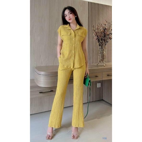 SÉT BỘ ĐŨI XỐP NỮ ÁO PHỐI TÚI HỘP ĐI CHƠI DỰ TIỆC THANH LỊCH SANG CHẢNH VALENTINNA