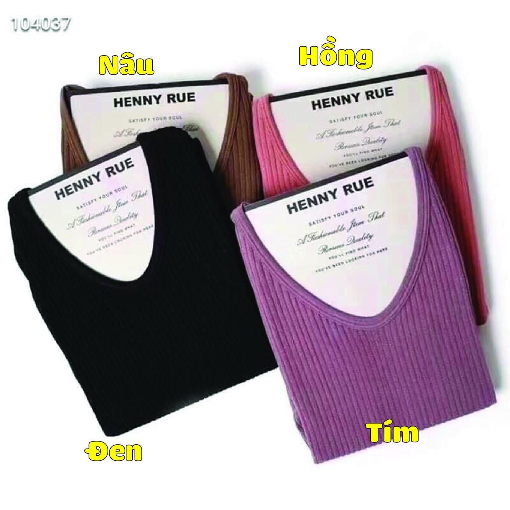 Bộ Đồ Giữ Nhiệt Nữ Len Tăm Ôm Body Mặc Ở Nhà - Bộ Đồ Ngủ Nữ Cotton Co Giãn 4 Chiều Cao Cấp Henny Roe