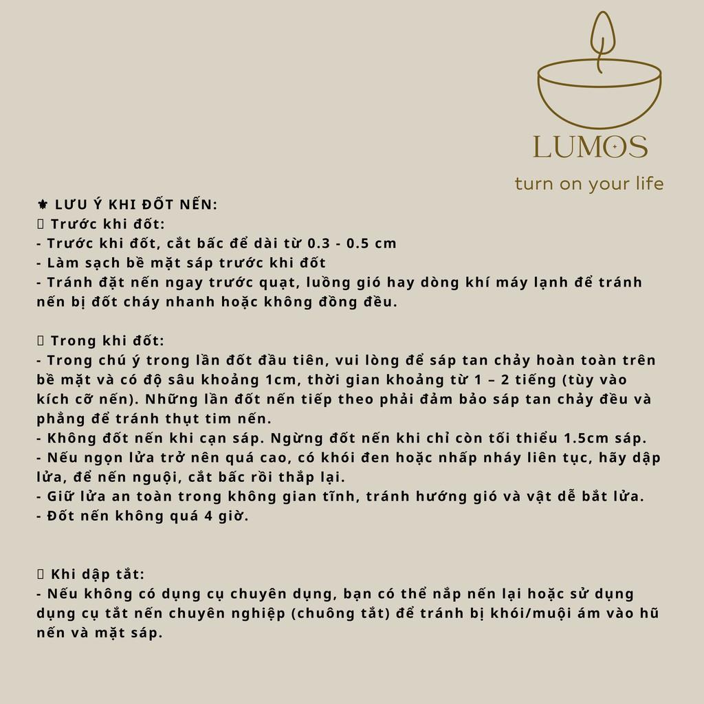 Nến Thơm Lumos Hình Phật - JASMINE AND LEMONGRASS (Tặng Kèm Diêm Dài) - NT312