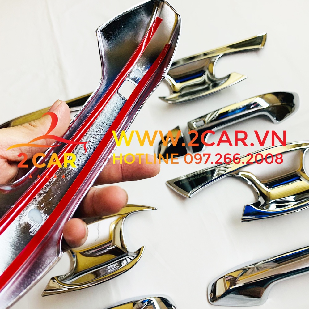 Ốp tay nắm, hõm cửa xe Kia K3 2021-2022 mạ crom cao cấp