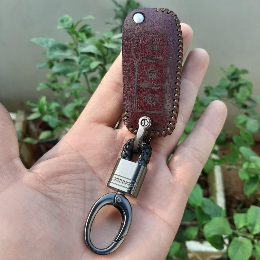 Bao da chìa khóa chìa độ cho ford và chìa khóa như hình, da bò thật. bảo hành 2 năm