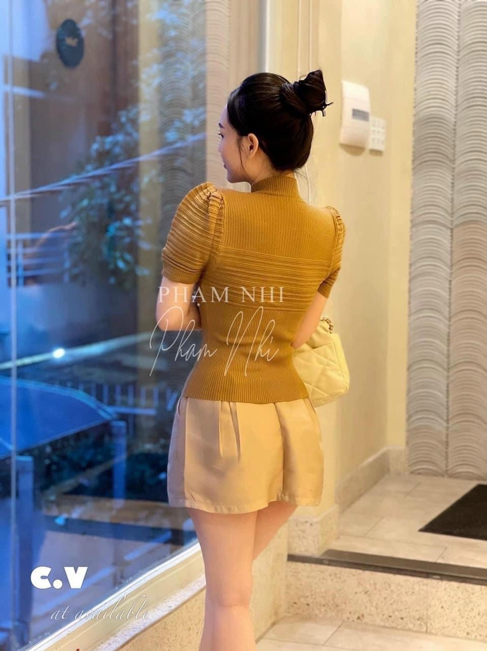 Áo len nữ cộc tay Quảng Châu AL126