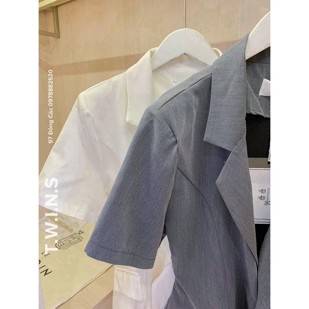 Váy blazer dây đai 8830
