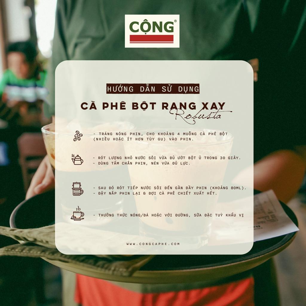 Cà phê bột pha phin 1kg, combo 3kg, 5kg, 10kg Cộng Cà phê