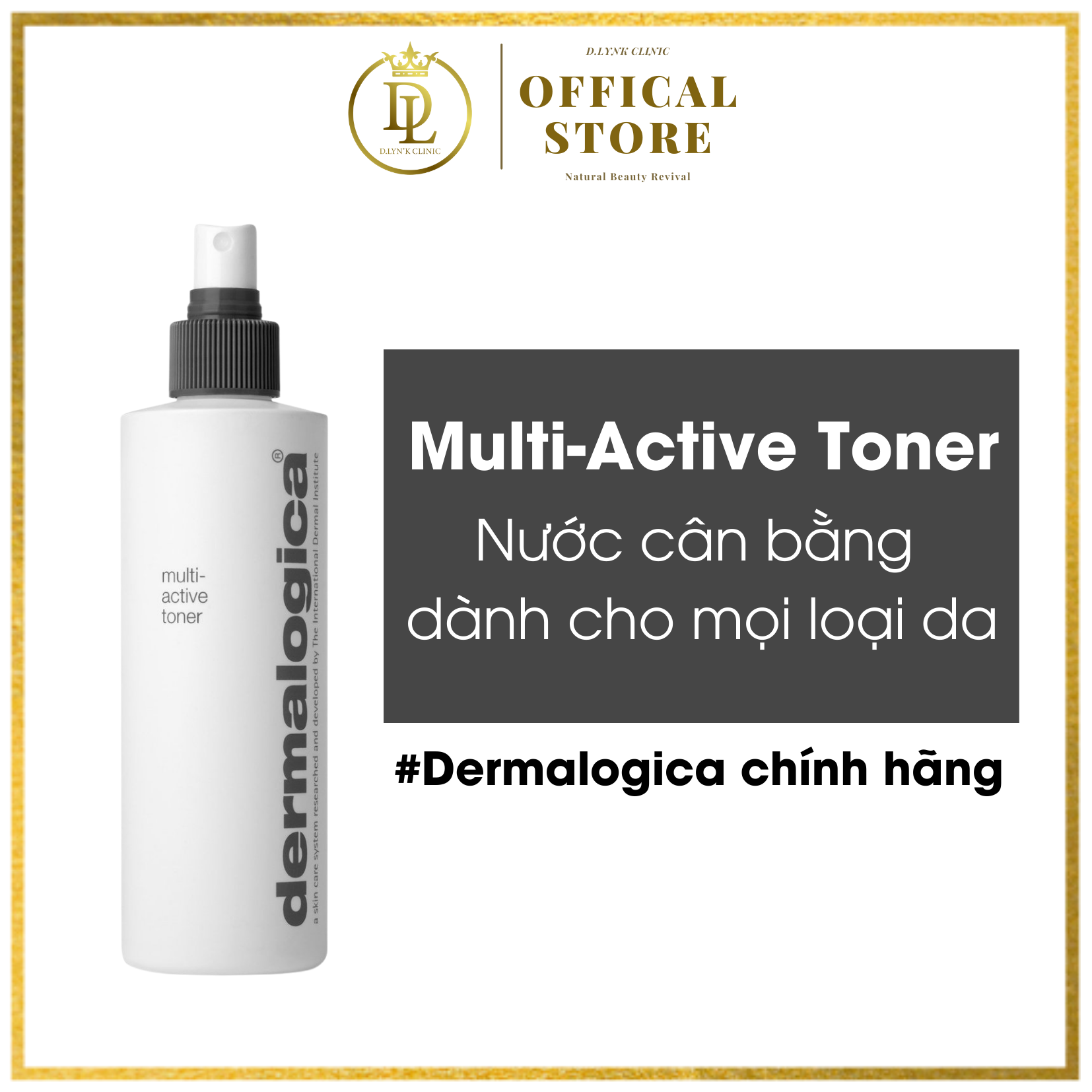 Toner nước cân bằng Dermalogica Multi Active Toner 250ml dành cho mọi loại da